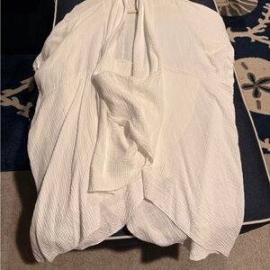 White Draped Gauze Made in 🇮🇹